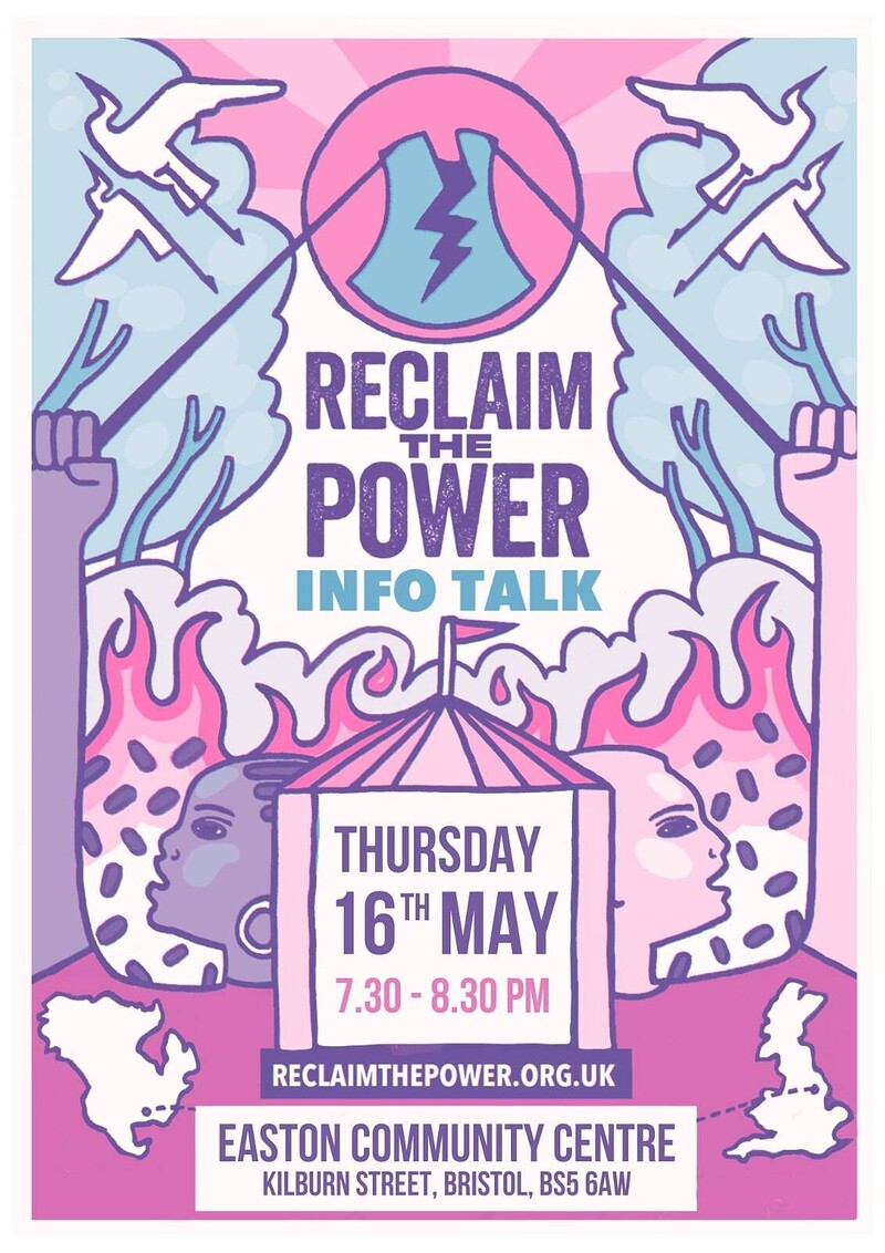 Reclaim The Power Info Talk at Easton Community Centre