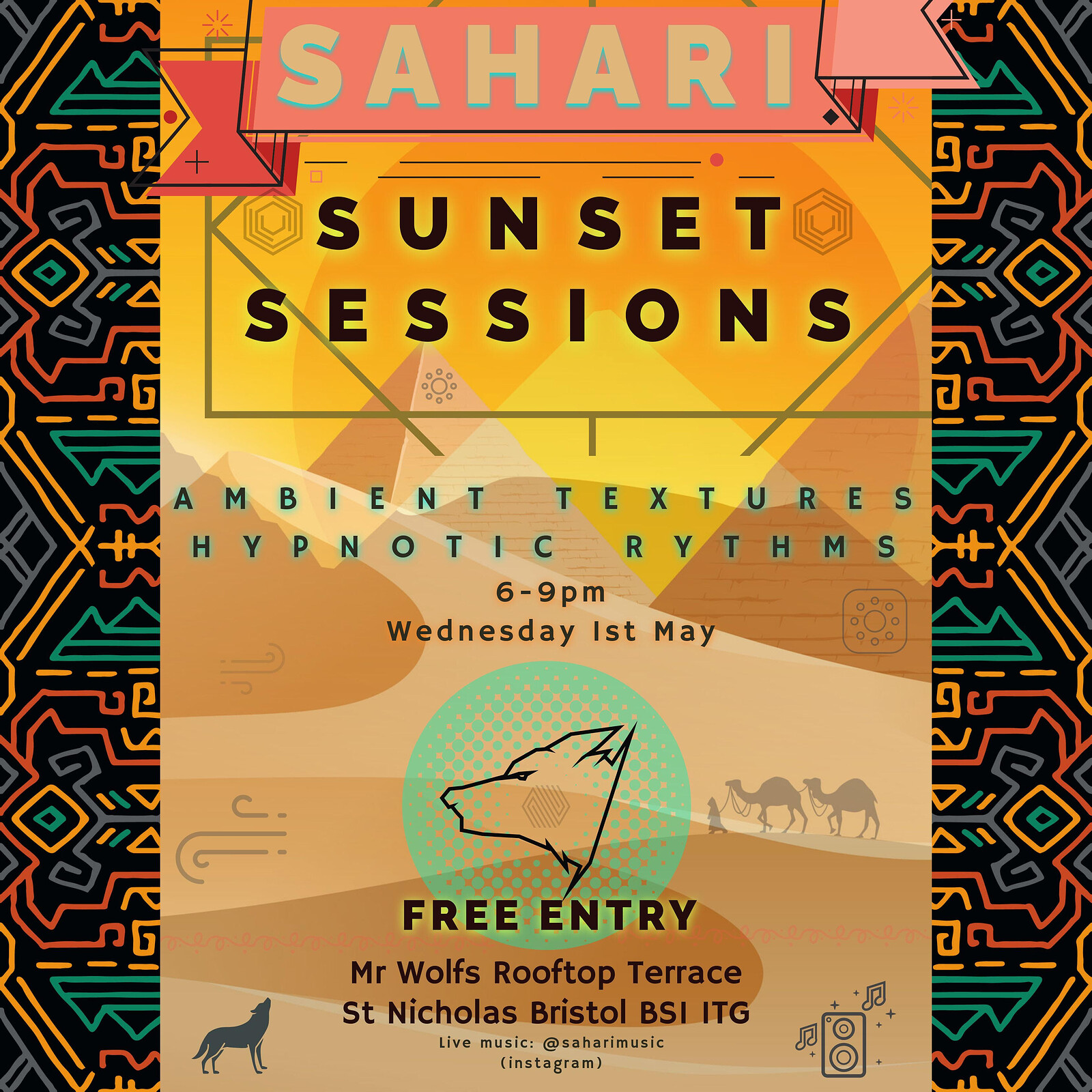 Sahari Sunset Sessions at Mr Wolfs Rooftop