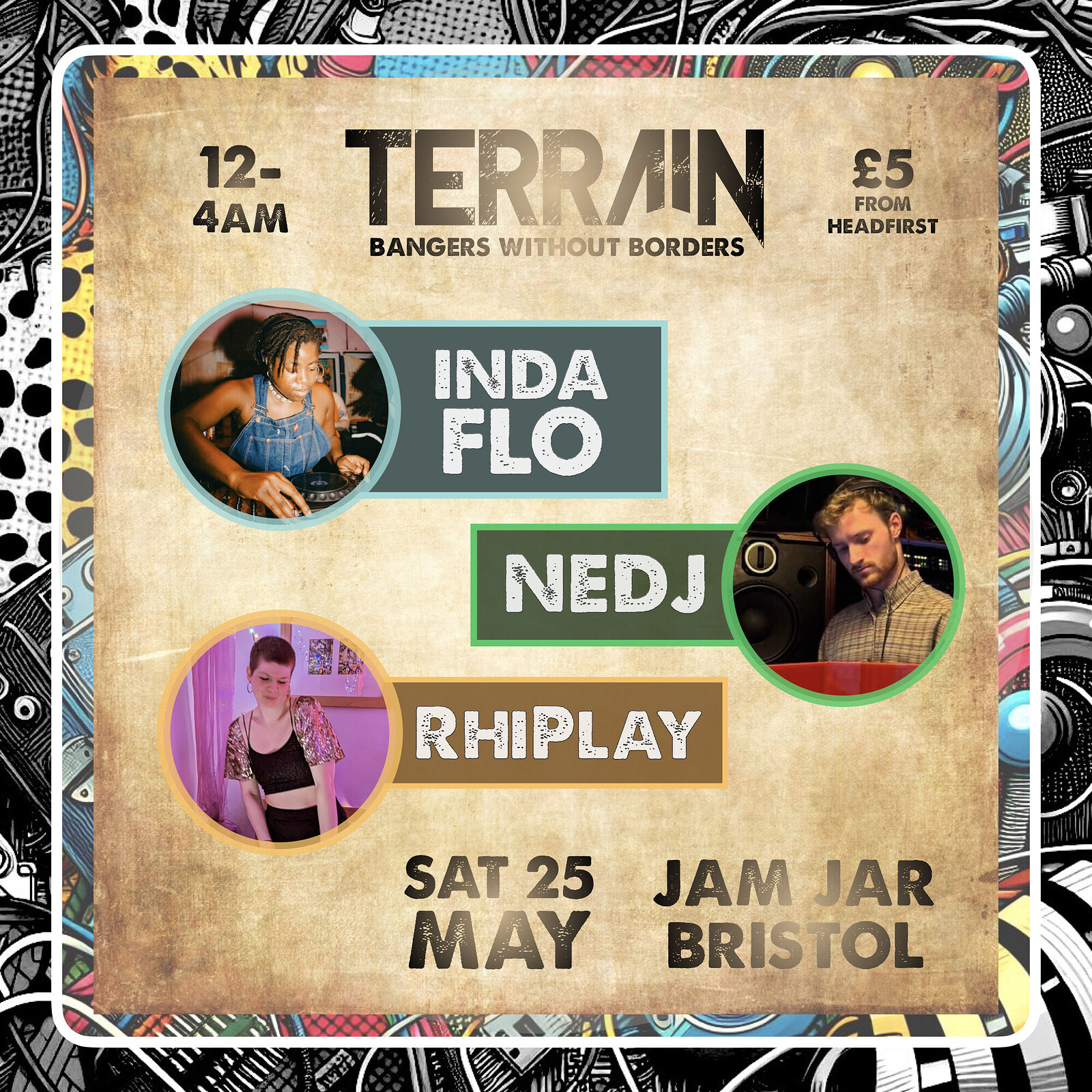 TERRAIN presents: Bangers Without Borders at The Jam Jar
