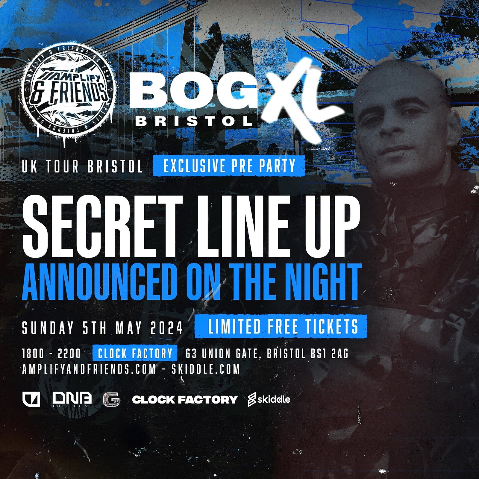 BOG XL x Amplify & Friends at Clock Factory