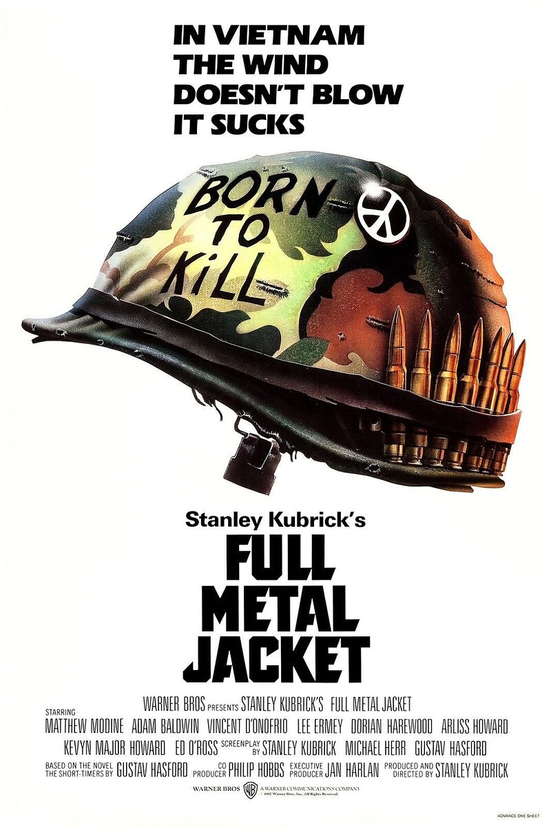 Grindhouse Cinema Club: Full Metal Jacket at Sidney & Eden