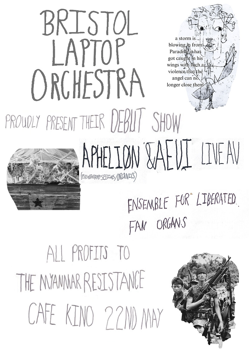 Bristol Laptop Orchestra, Aphelion ++ at Cafe Kino