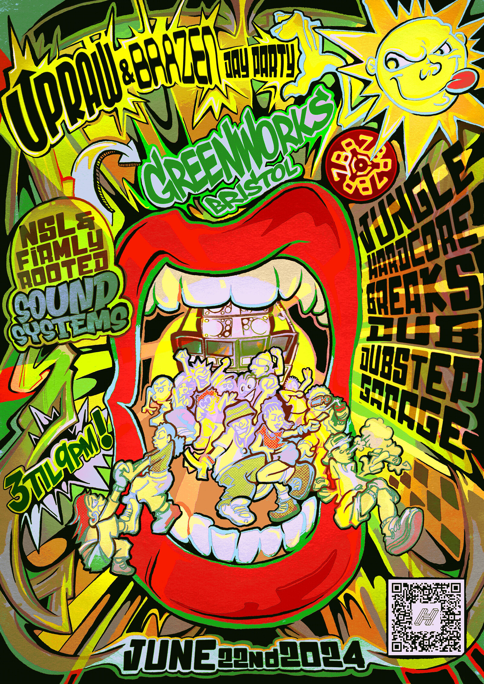 Upraw x Brazen Records - DAY PARTY at Green Works