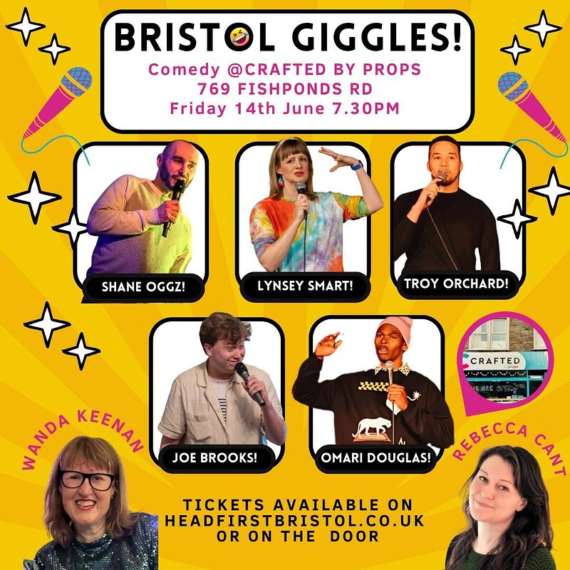 Bristol Giggles at Crafted by Props