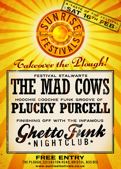 Sunrise Festival & Ghetto Funk at The Plough Inn