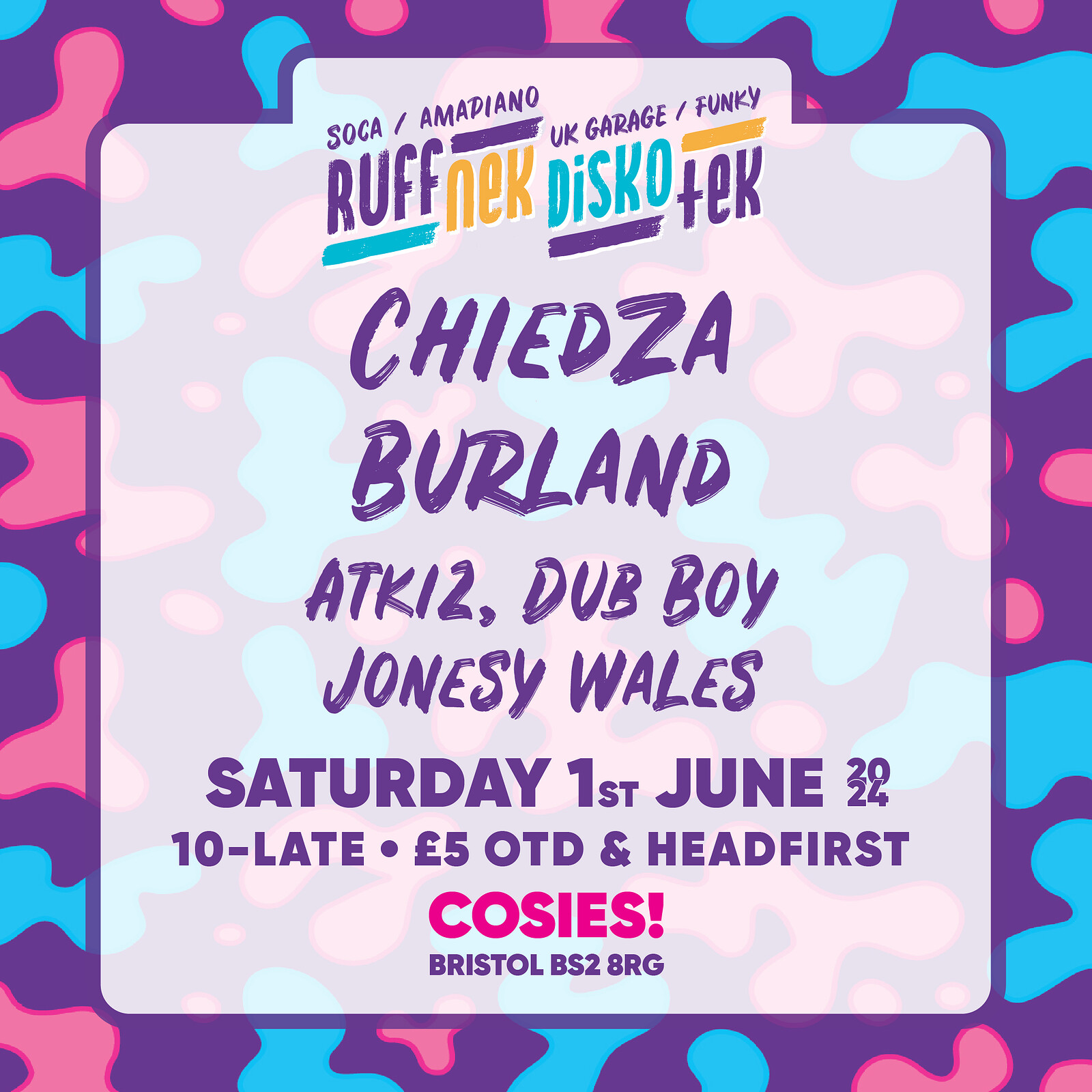 Ruffnek Diskotek at Cosies