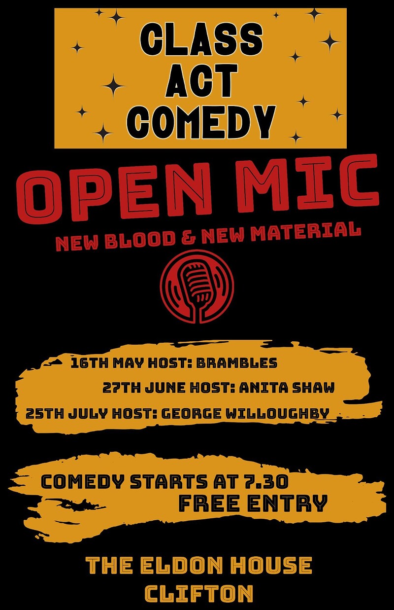 Class Act Comedy Open Mic at The Eldon House
