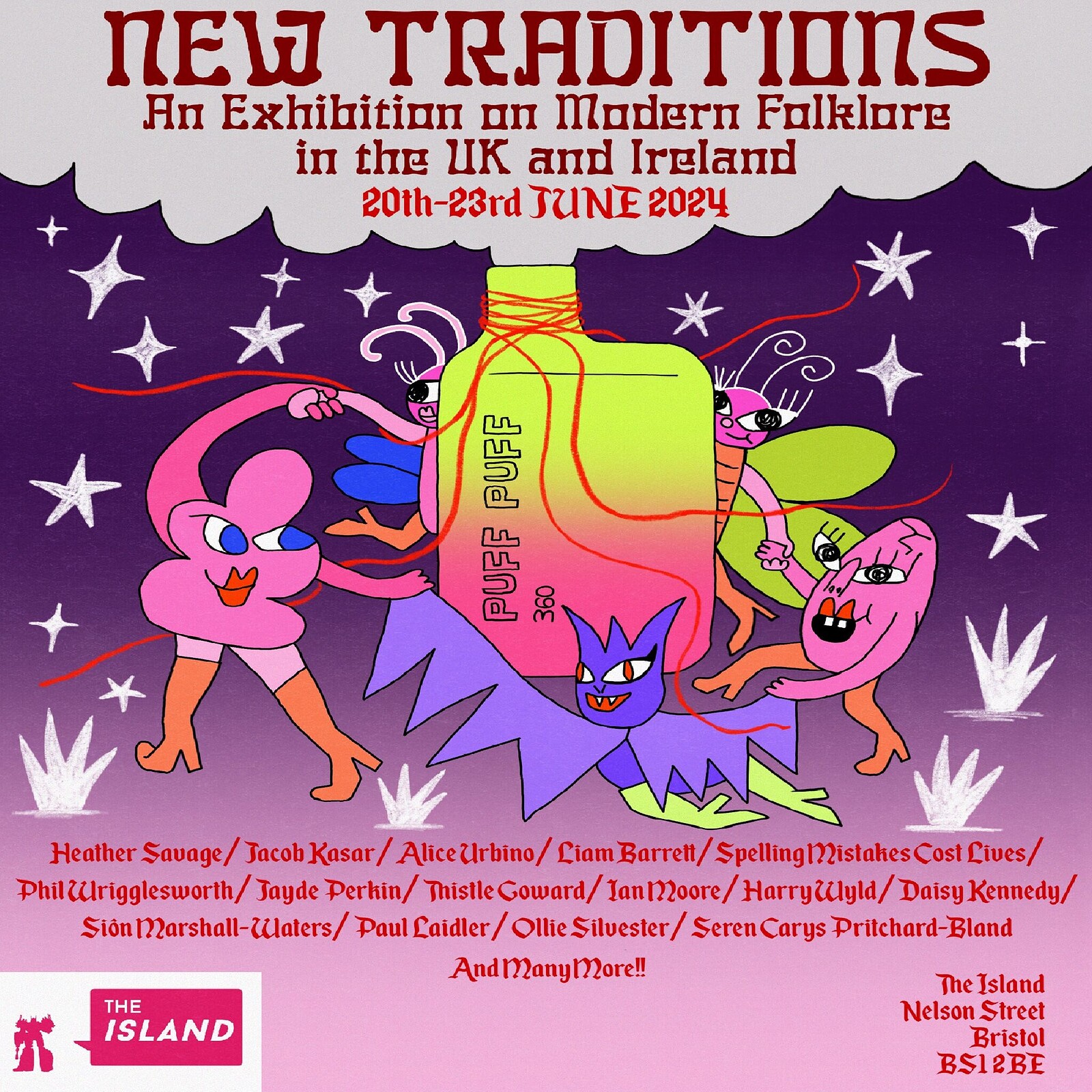 New Traditions:modern folklore exhibition at The Island
