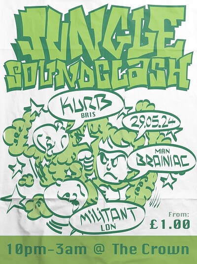 kurb klashes: KURB vs MILITANT vs BRANIAC at The Crown