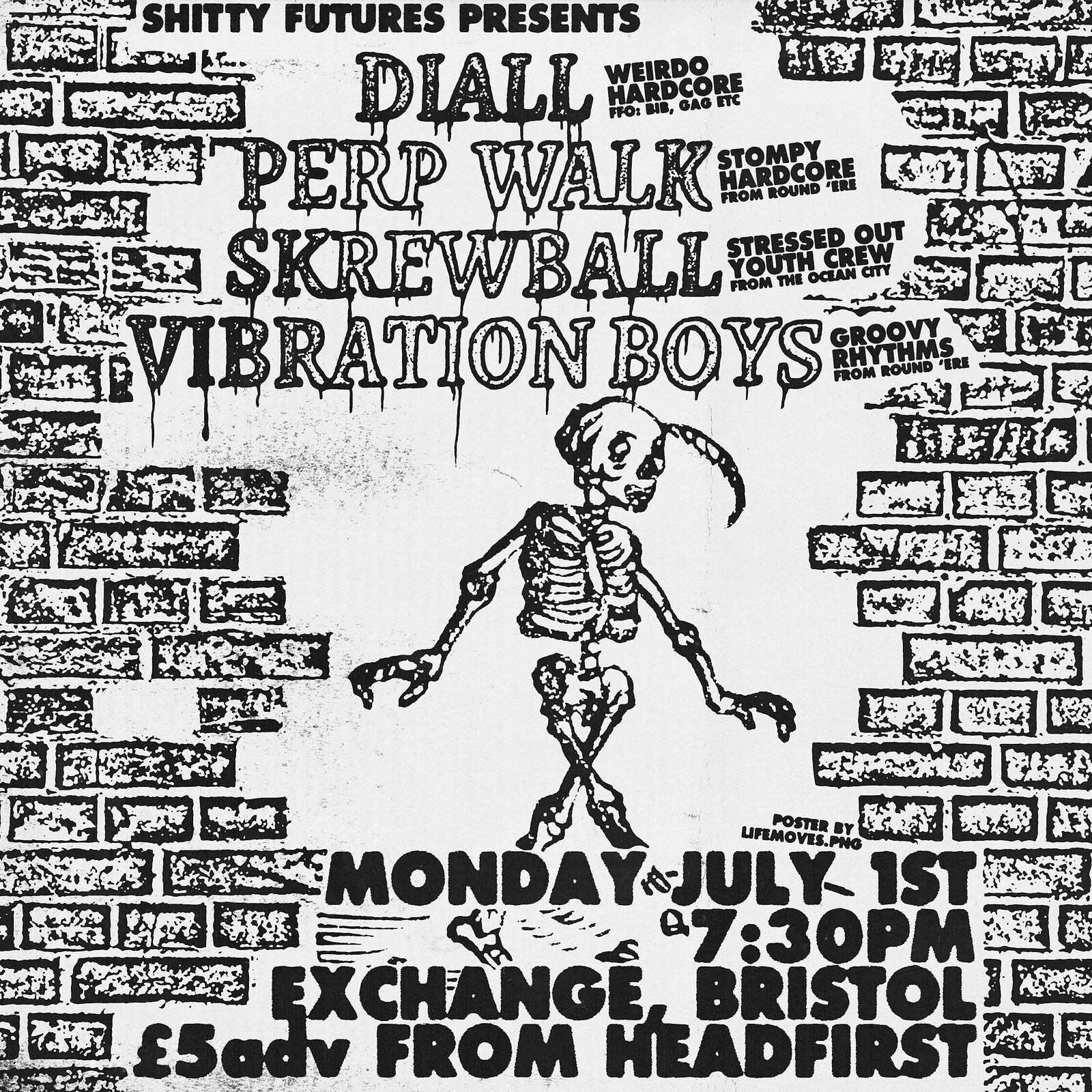 Diall, Perp Walk and Skrewball at Exchange