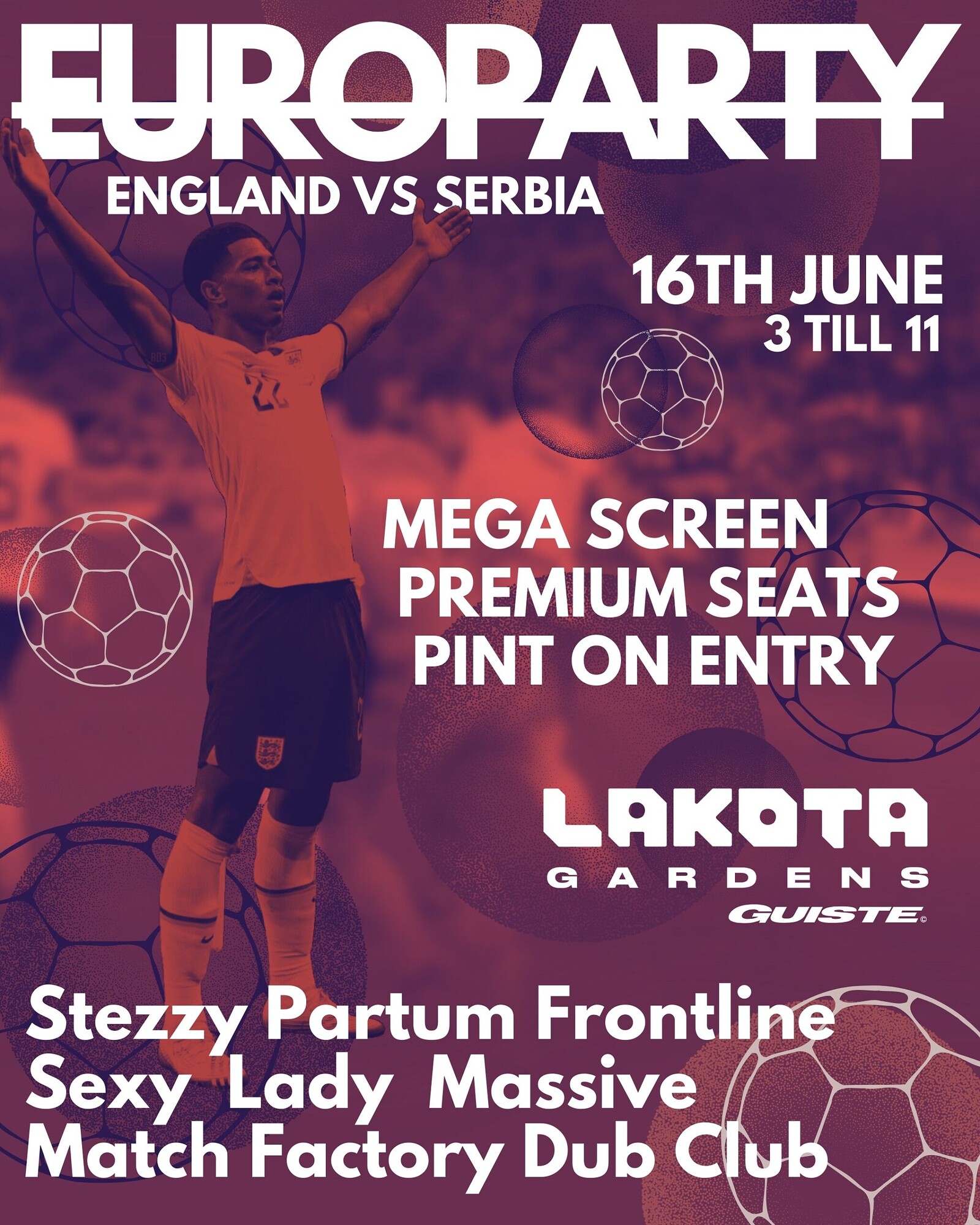 Guiste x Lakota present: EURO'S PARTY at Lakota