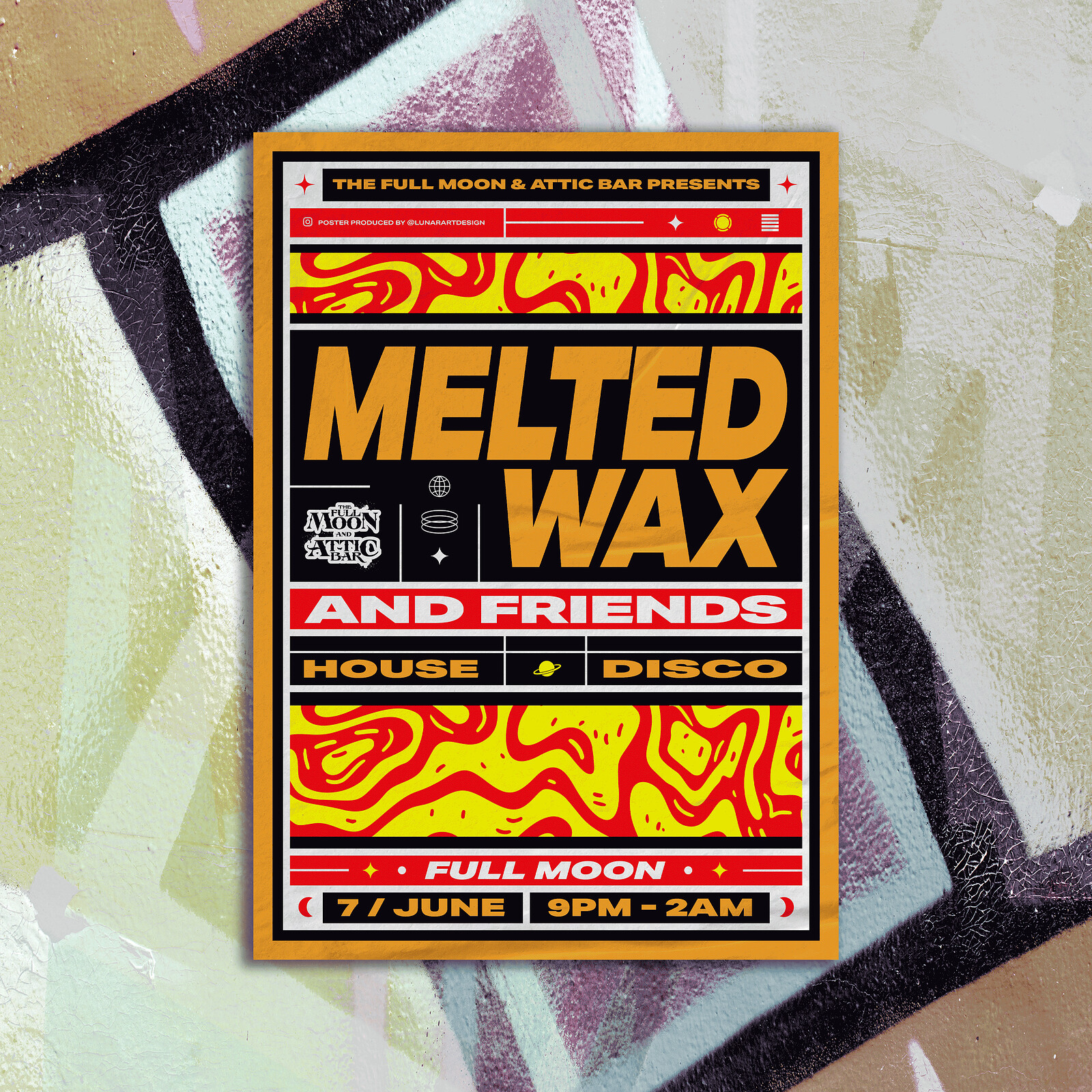 Melted Wax & Friends - Full Moon at The Full Moon & Attic Bar