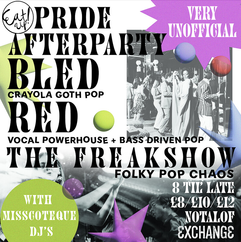 Eat Up Discopunk Pride Afterparty at Exchange