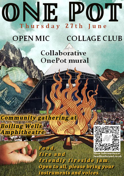 ONE POT Open mic at boiling wells ampitheatre