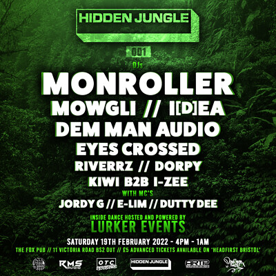 HIDDEN JUNGLE 001 at 11 Victoria Road BS2 0UT