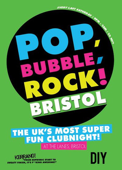 Pop Bubble Rock at The Lanes