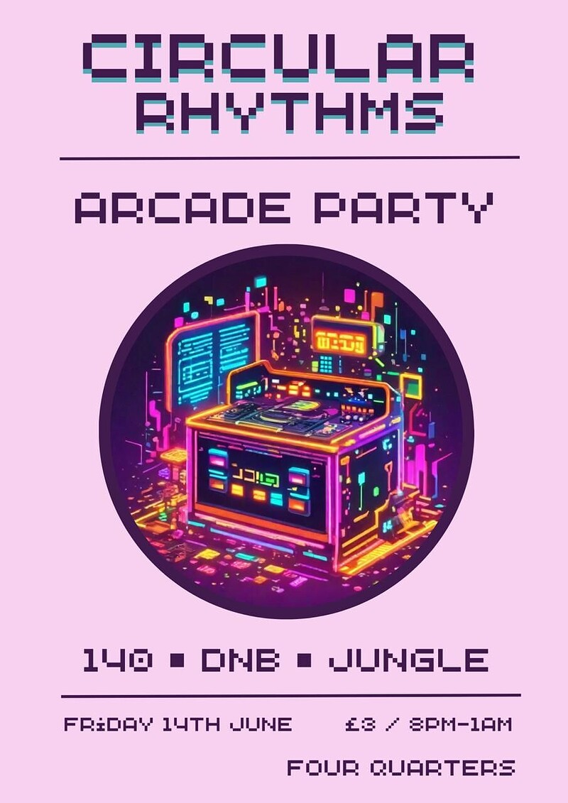 Circular Rhythms: Arcade Party at Four Quarters