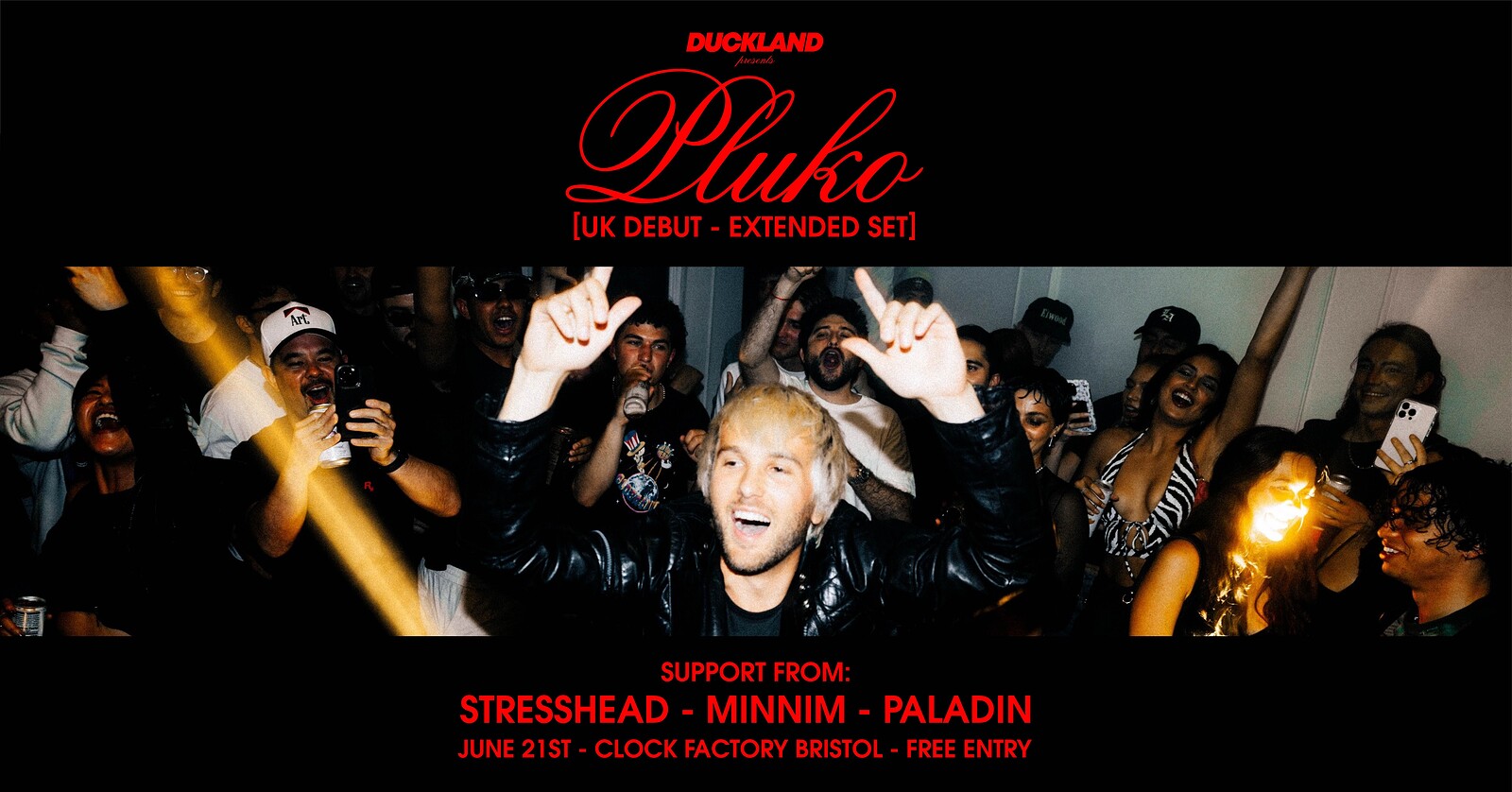 Duckland Presents: Pluko at Clock Factory