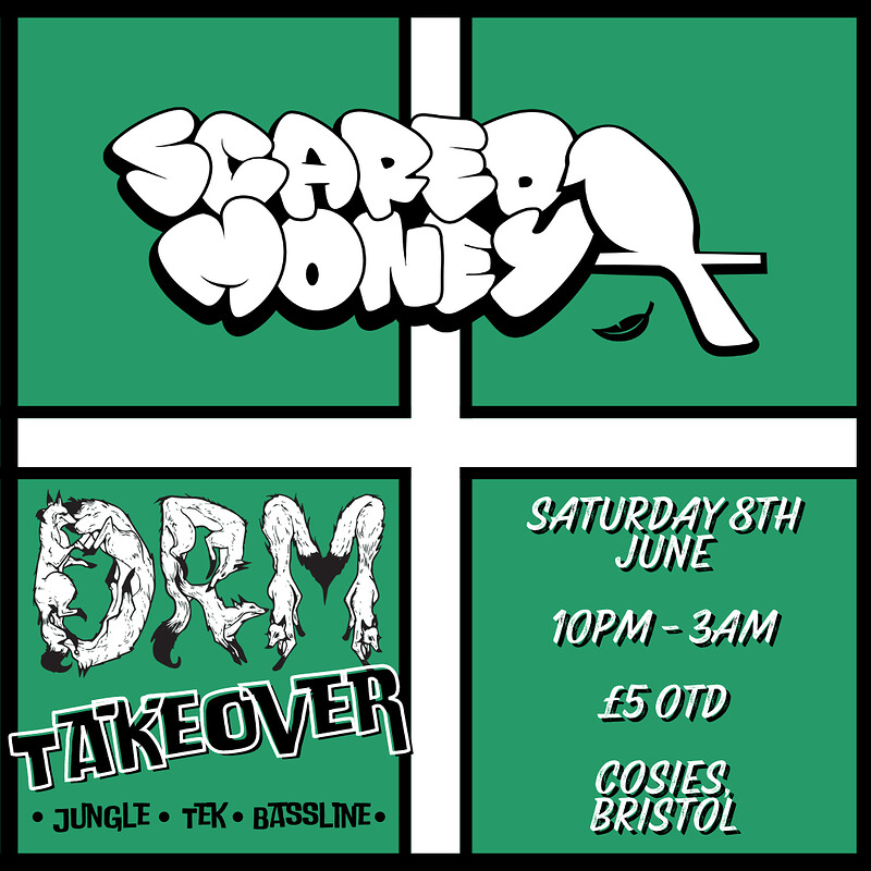 Scared Money: Devon Rave Massive Takeover at Cosies