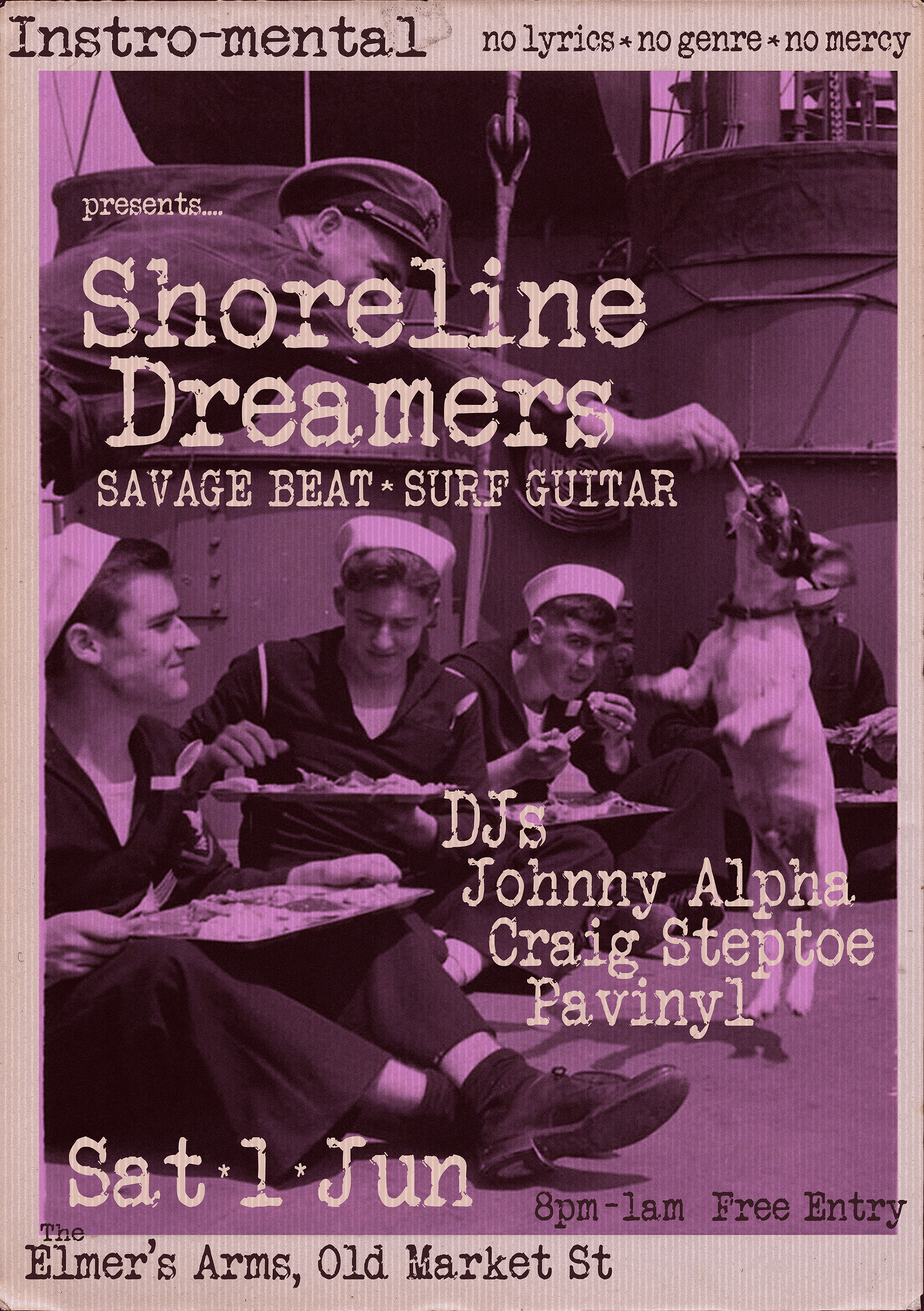 Shoreline Dreamers Surf at The Elmer's Arms