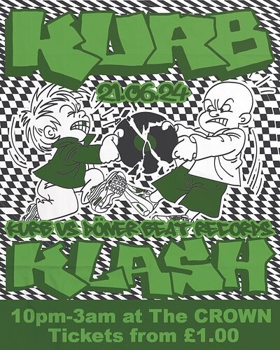 kurb klashes: KURB VS DÖNER BEAT RECORDS at The Crown
