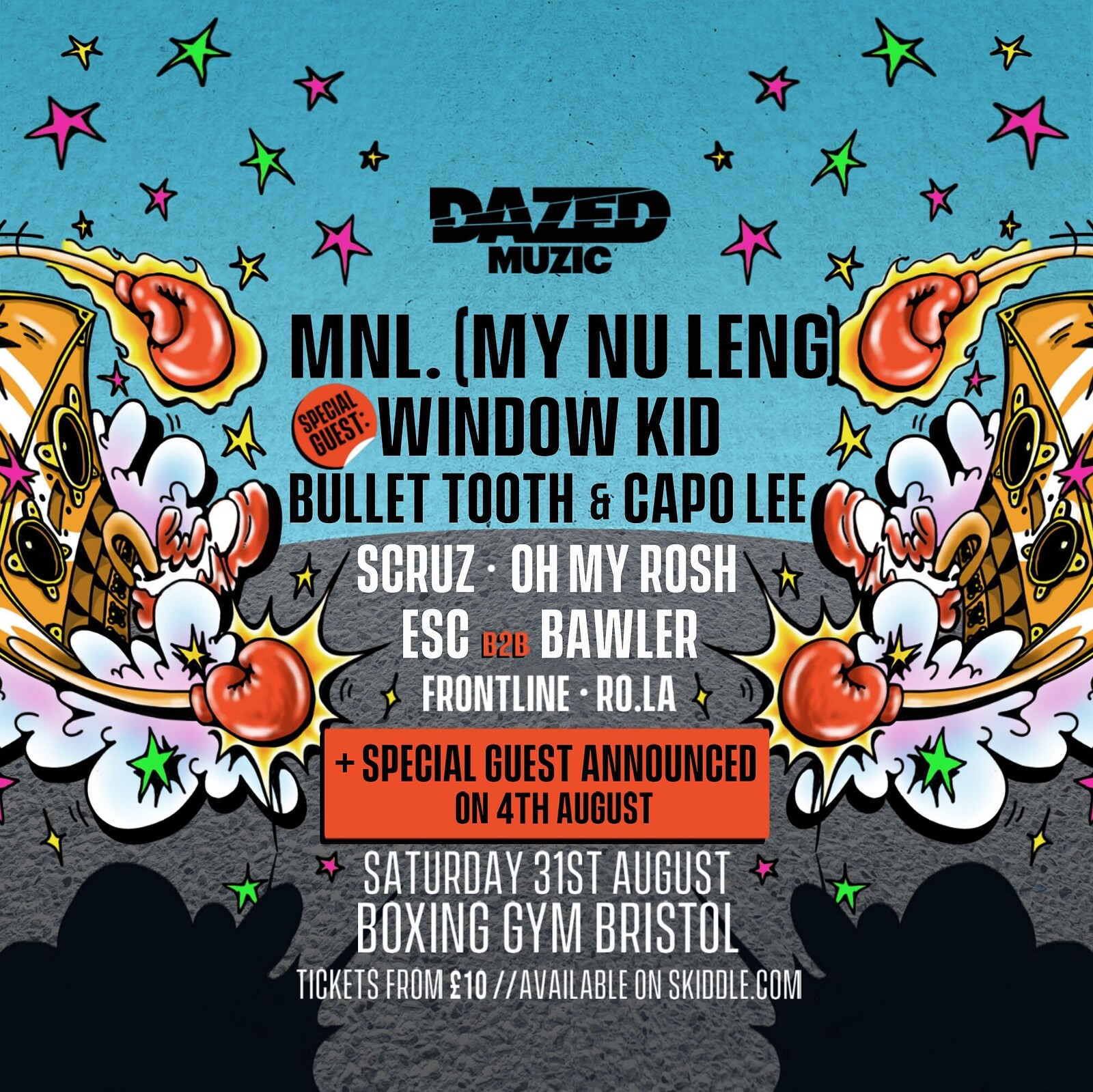 Dazed Bristol Day Party at The Boxing Gym