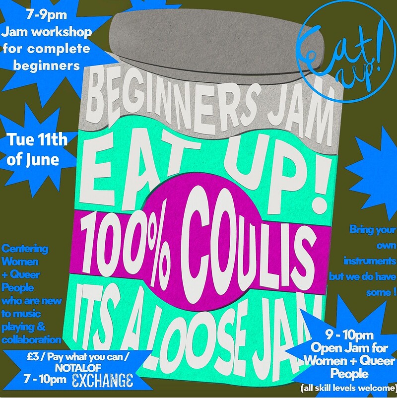 Eat Up Beginners' Jam at Exchange
