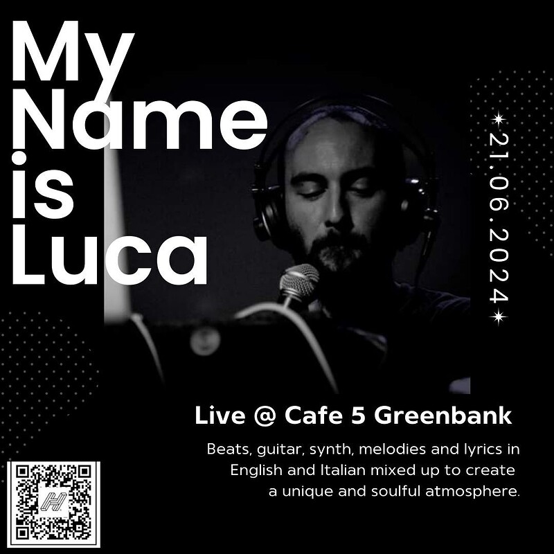My Name is Luca at Cafe 5