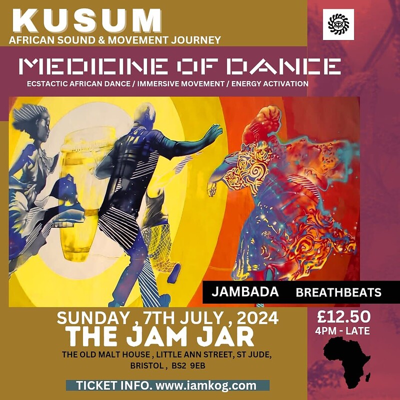 K.O.G Presents Kusum Medicine of Dance at The Jam Jar