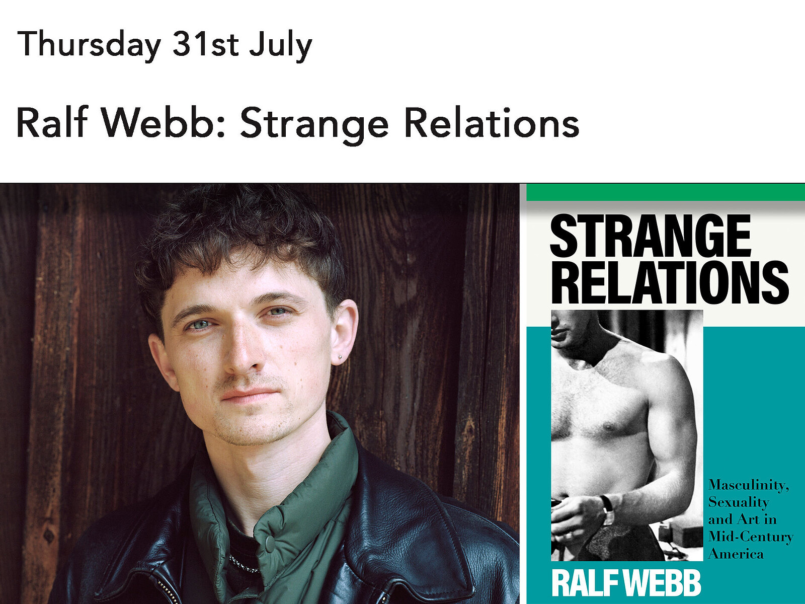 Ralf Webb: Strange Relations at Storysmith