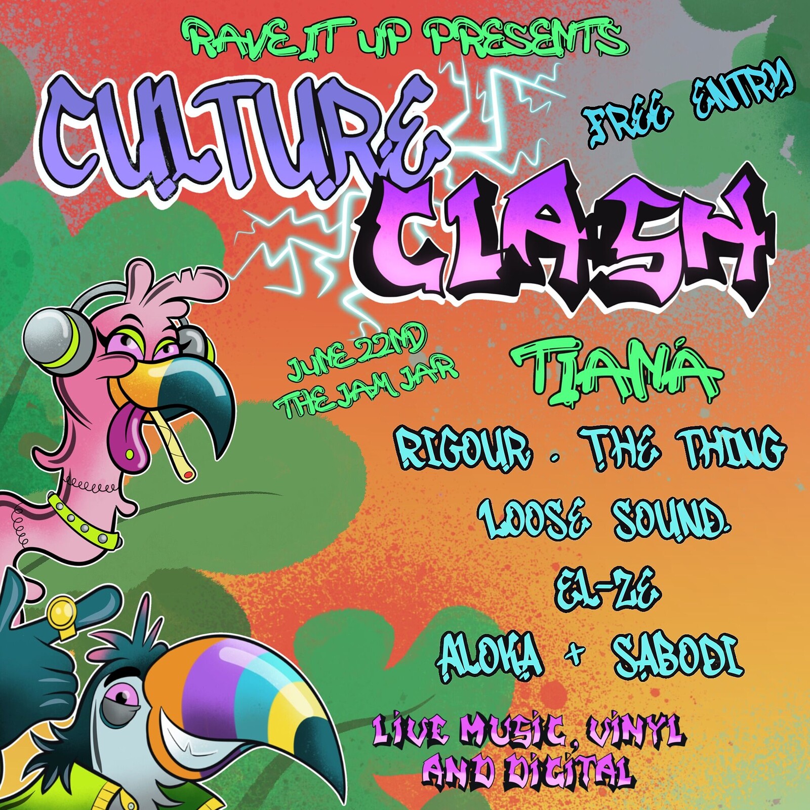 Rave It Up Presents: Culture Clash at The Jam Jar