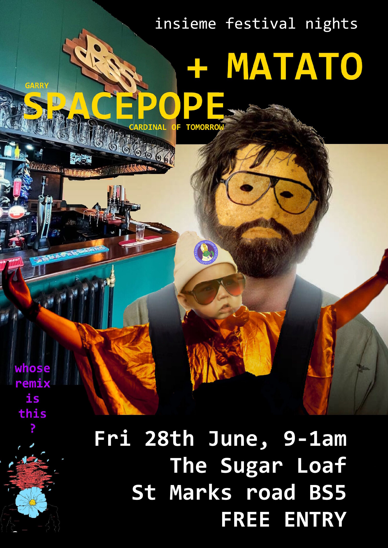 insieme festival nights - Garry Spacepope & Matato at The Sugar Loaf