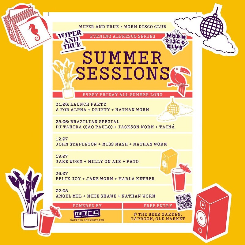 Summer Sessions A for Alpha + Drifty + Nathan Worm at Wiper and True, Old Market Taproom