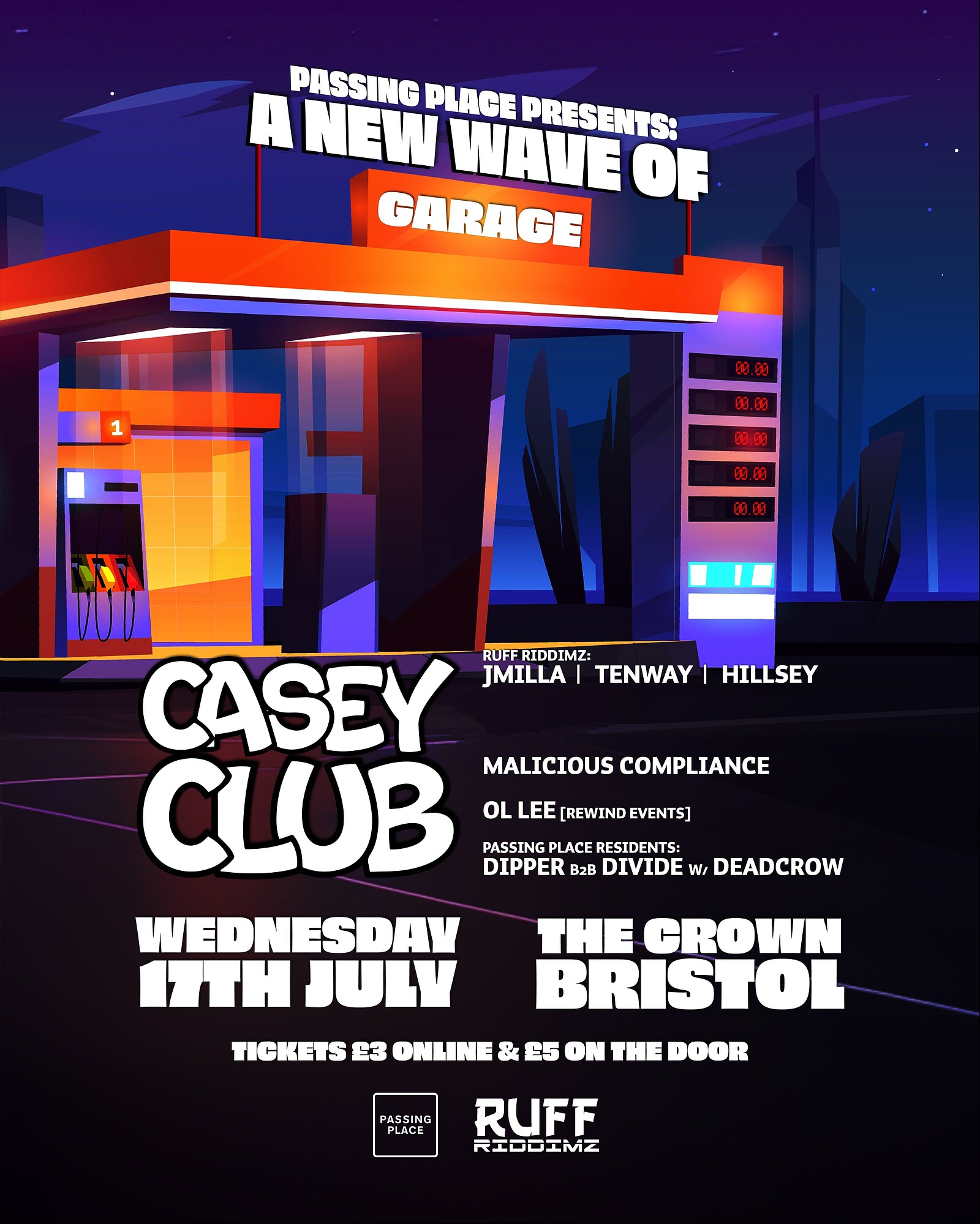 PASSING PLACE PRESENTS: The New Wave Of Garage at The Crown