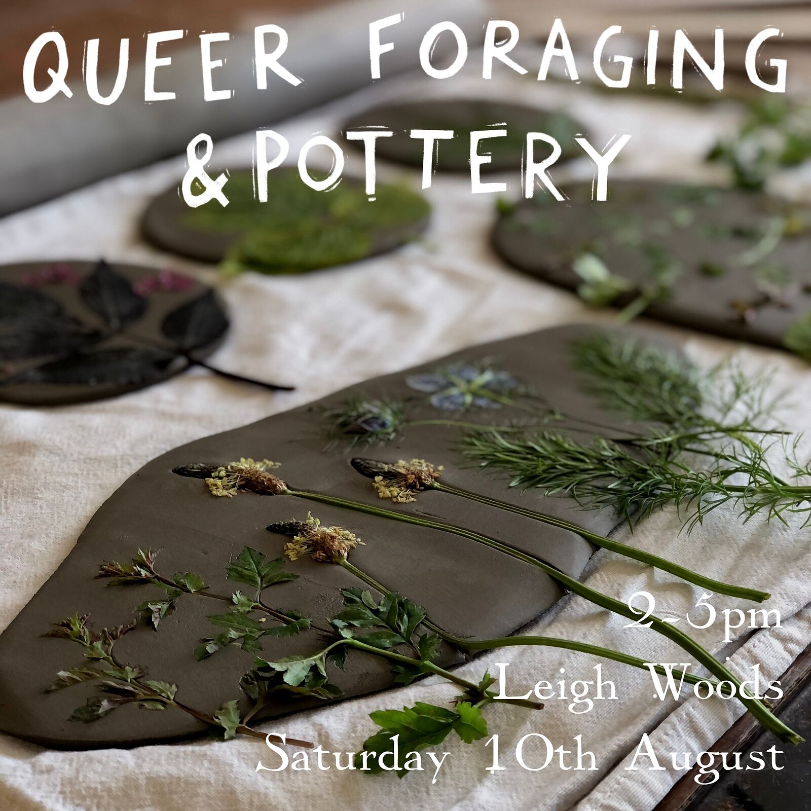 GAY FOR NATURE: queer foraging & pottery at Leigh Woods