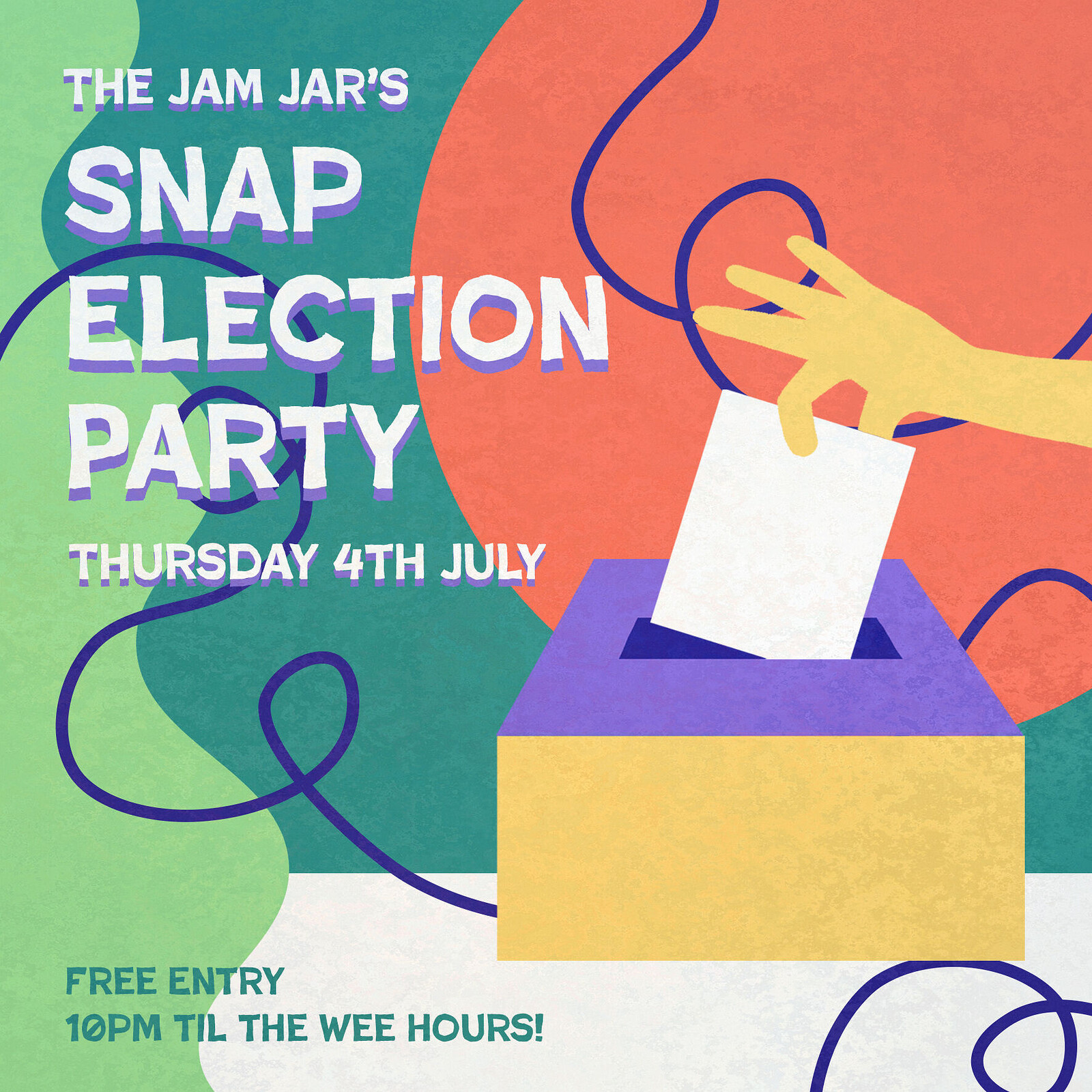 Snap Election Party at The Jam Jar