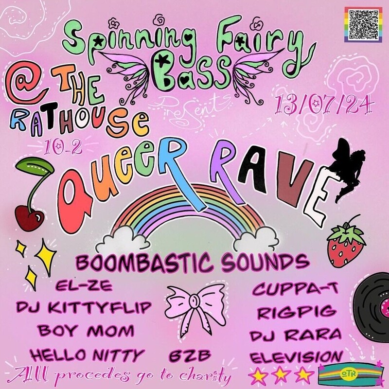 Spinning Fairy Bass' Queer Rave ️‍ at The Mothers Ruin