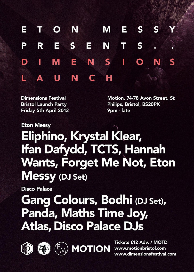 Eton Messy Presents at Motion