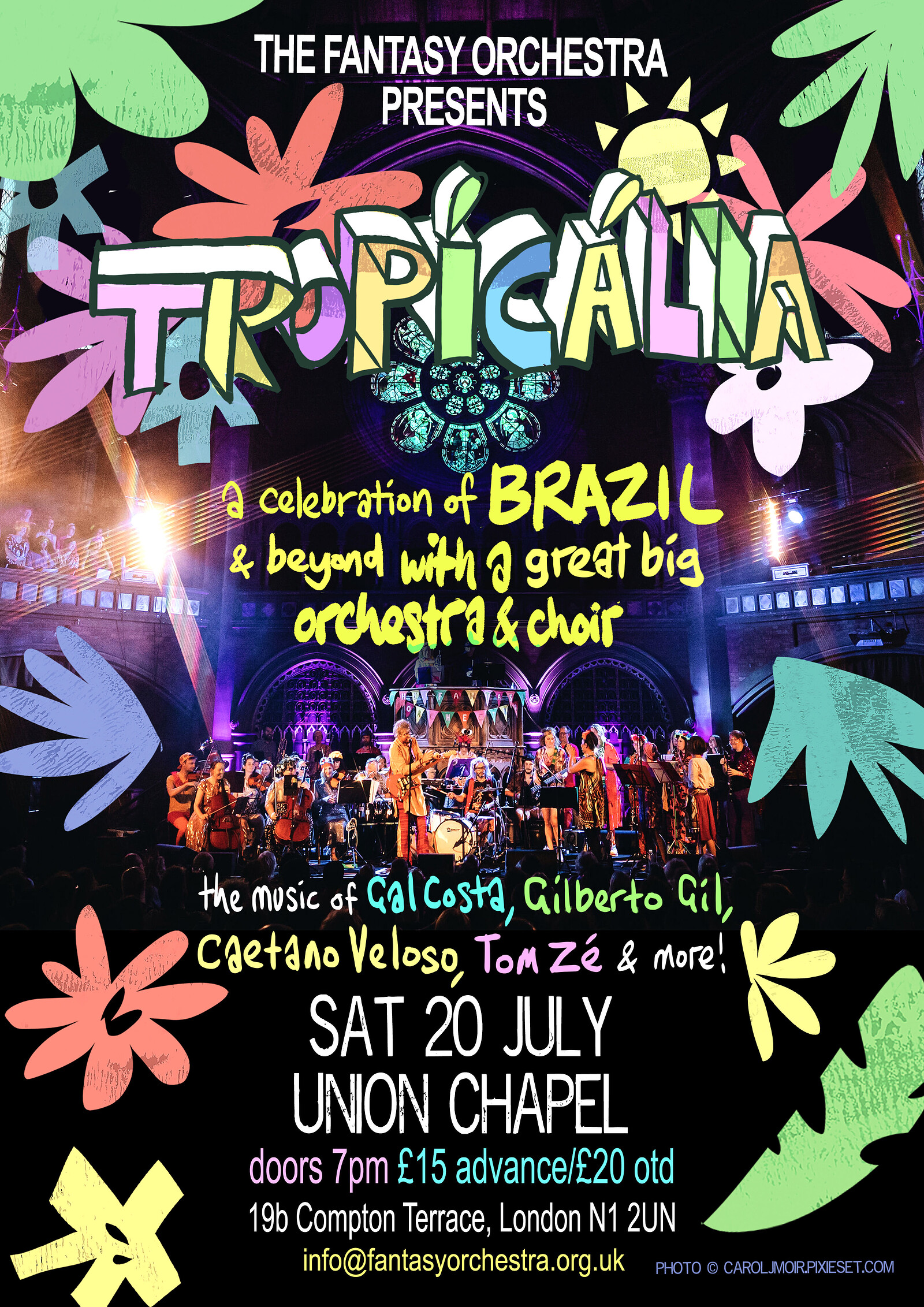 Fantasy Orchestra play Tropicalia at Union chapel London
