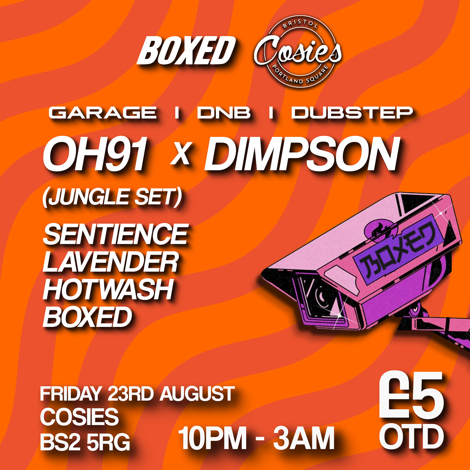 Boxed: OH91 & MC Dimpson at Cosies