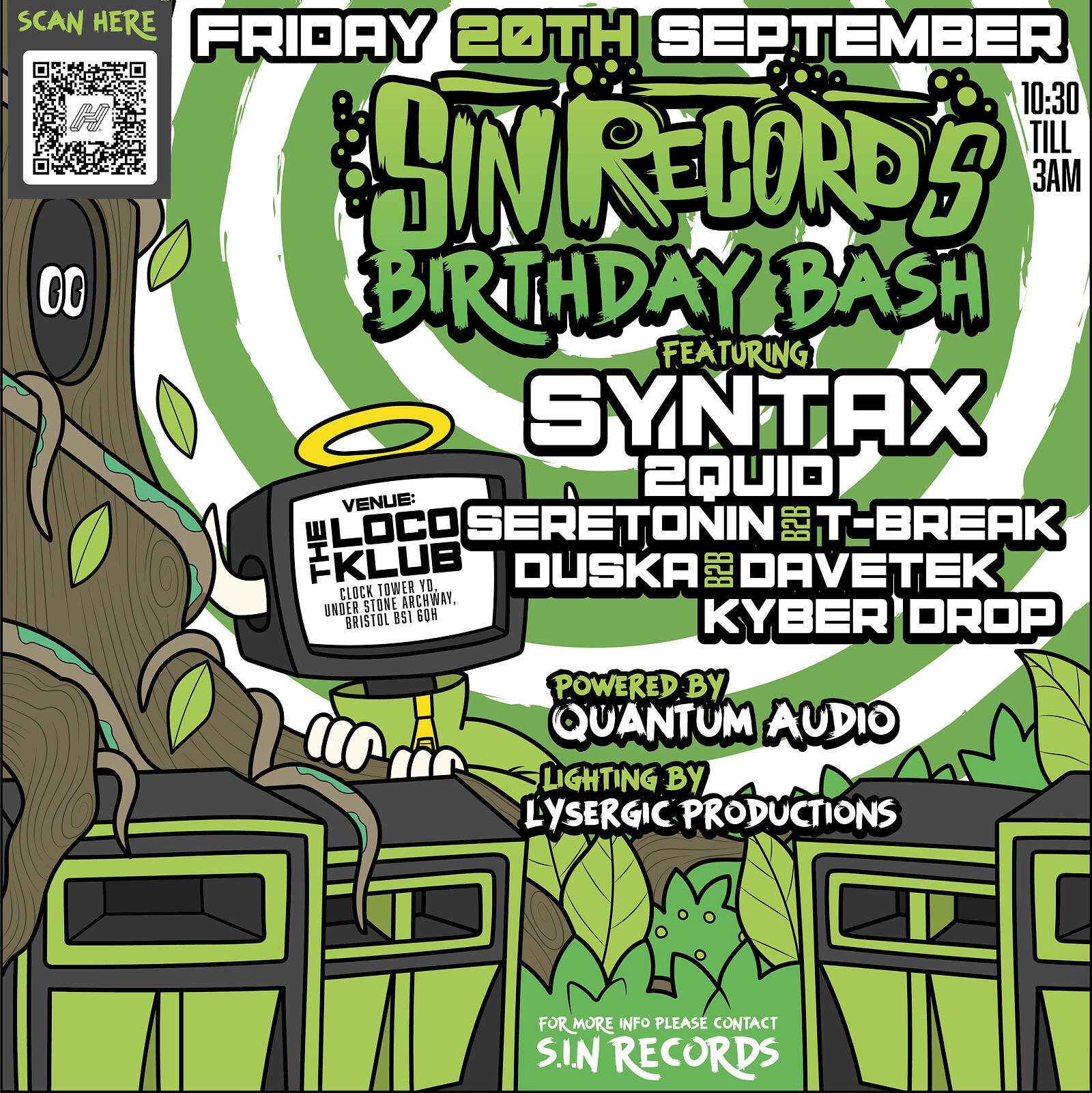 S.I.N Records Presents : Birthday Bash at Loco Klub