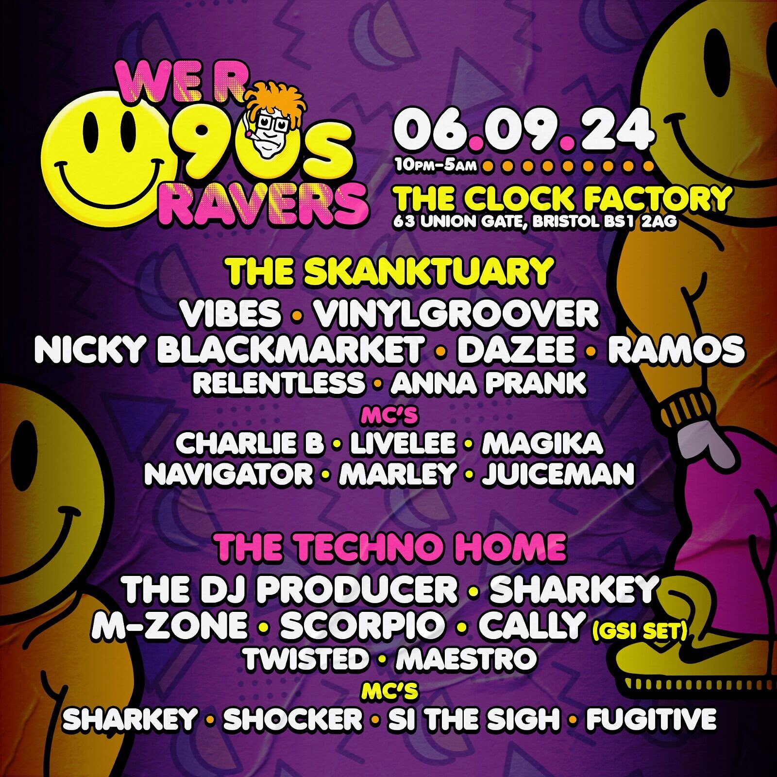 We R 90's Ravers 1 at Clock Factory