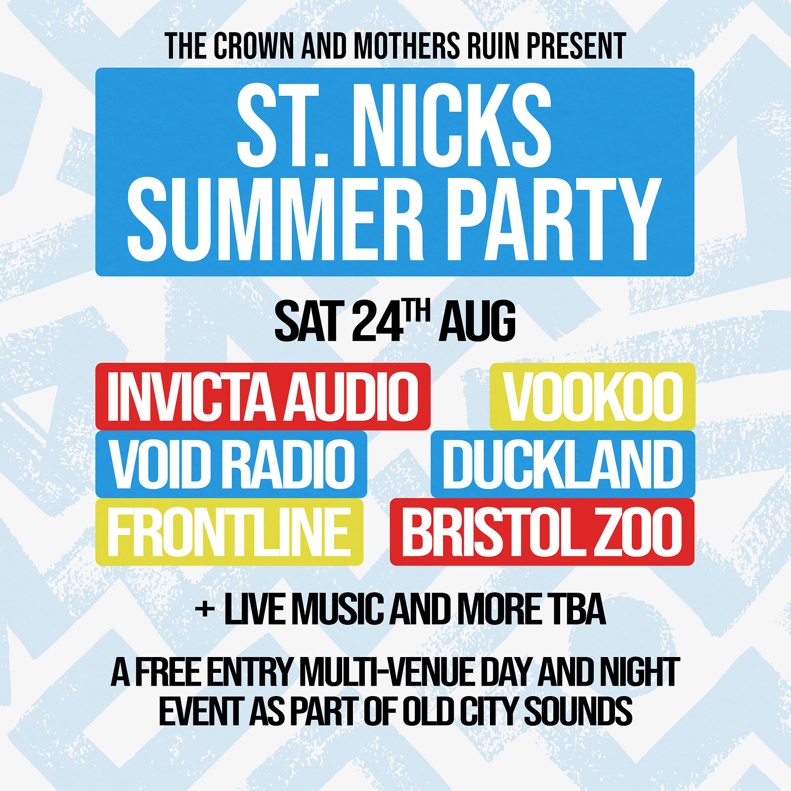 St. Nicks Summer Party: Day and Night at The Mothers Ruin