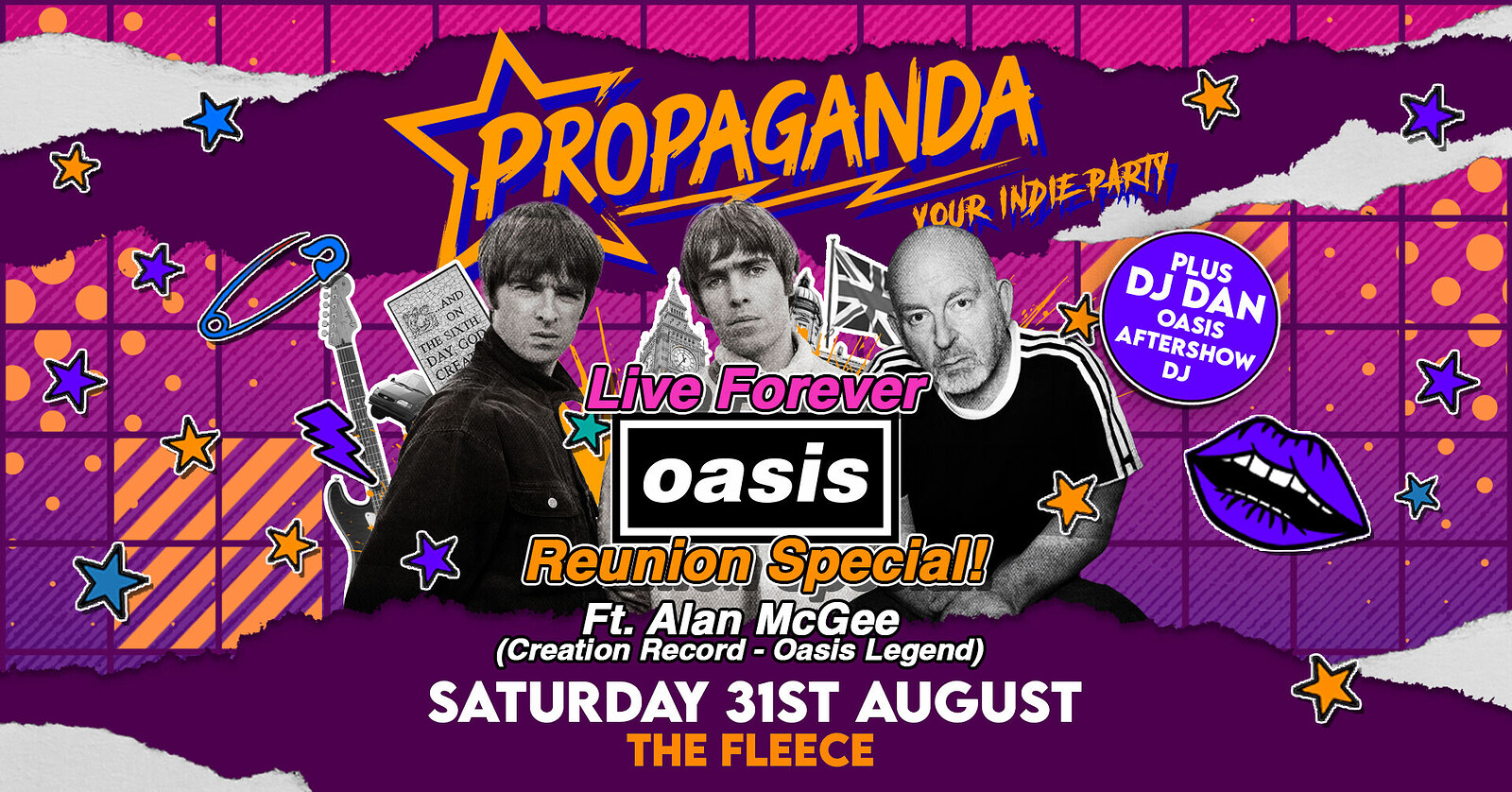 Propaganda - Oasis Reunion Special ft. Alan McGee at The Fleece
