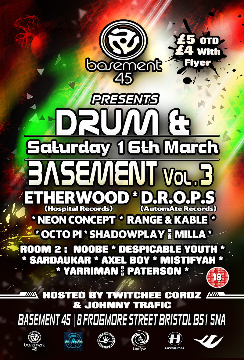 Drum & Basement  Vol. 3 at Basement 45