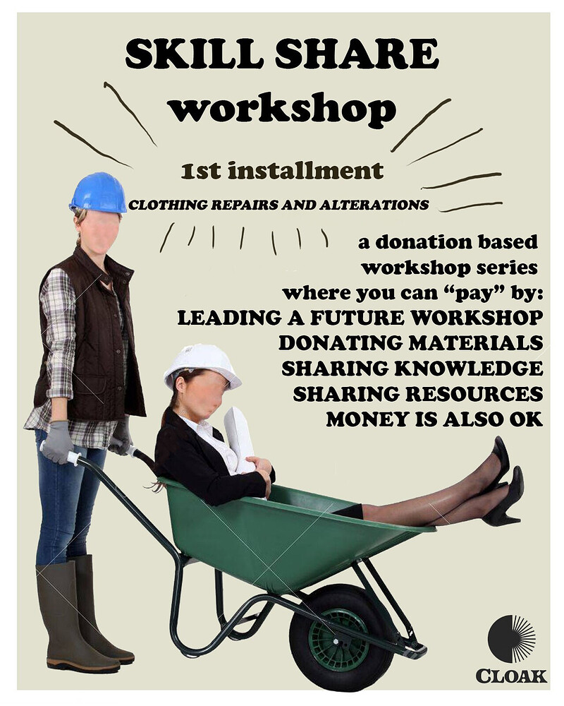 Sewing Workshop at Cloak