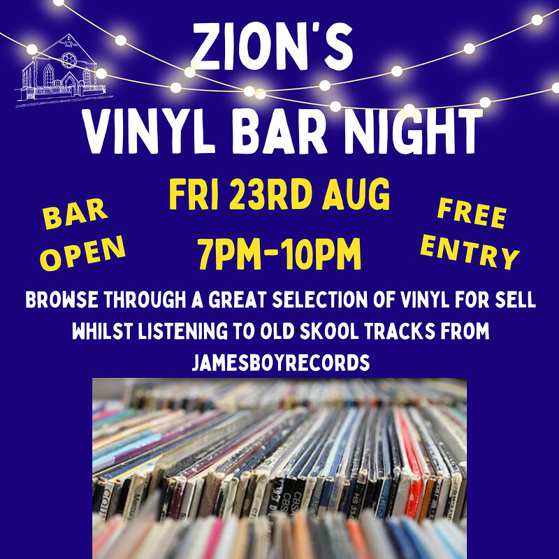 VINYL BAR NIGHT at Zion Bristol