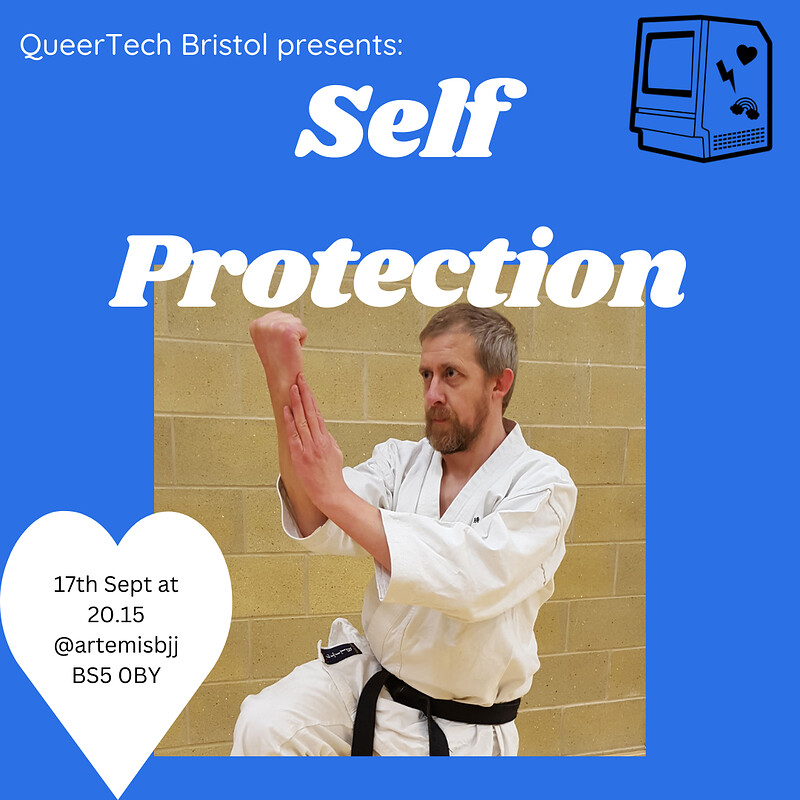 QueerTech Bristol: self protection workshop at Artemis BJJ