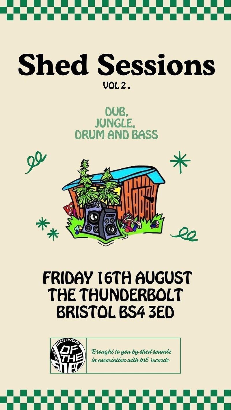 Shed sessions vol 2 at The Thunderbolt