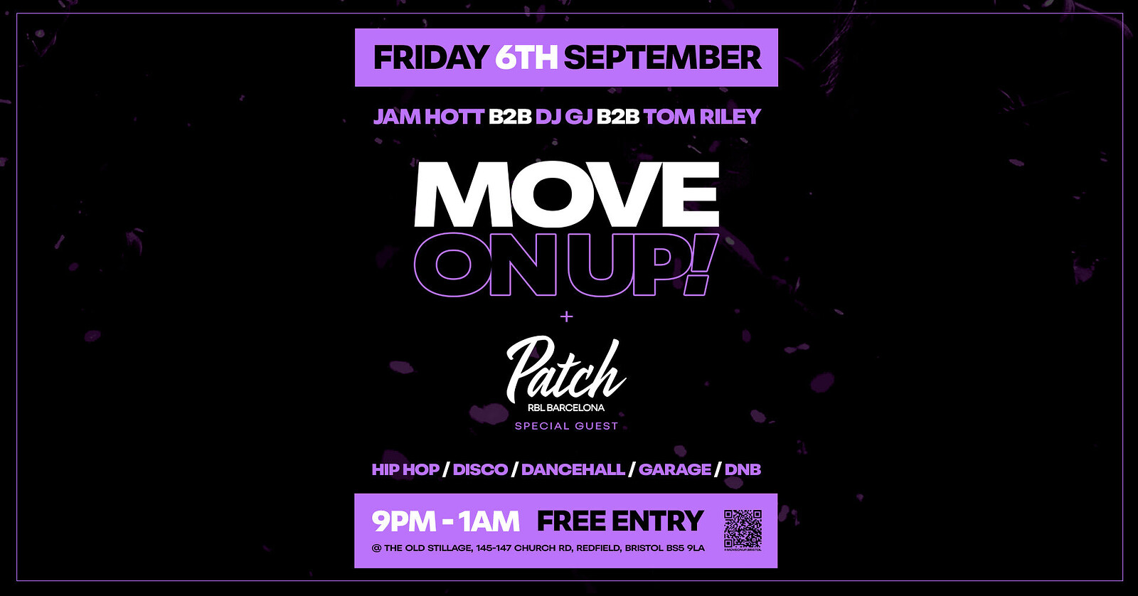 Move On Up #4 w/ PATCH at The Old Stillage